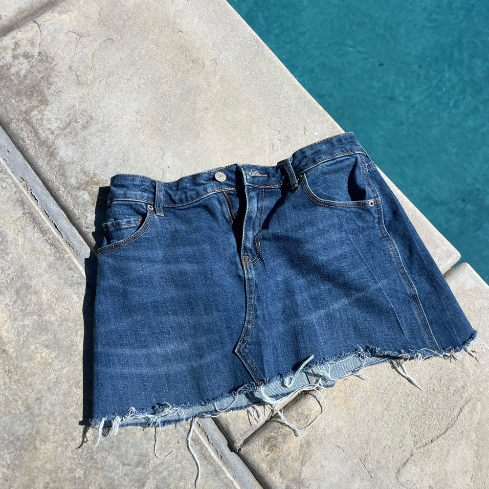 Old Navy jean mini skirt